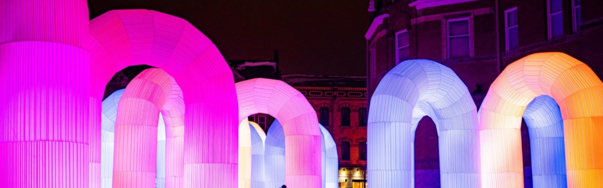 Colourful arches